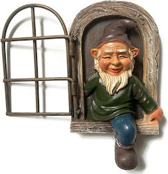 Garden Decoration Alista Home Elf Model Tree Resin Garden Statue Garden Decor Elf 14.5 X 8 X 15 Cm Brown
