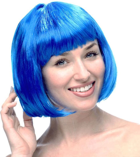 Perucă Cosplay Alista Home Tuns Bob Cu Breton Carnaval Petreceri Tematice Halloween Mărime Unică Albastră