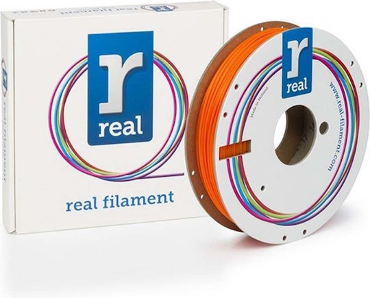 Real Filament PLA 3D Printer Filament 1.75mm Fluorescent Orange 0.5kg 1τμχ (Spool)