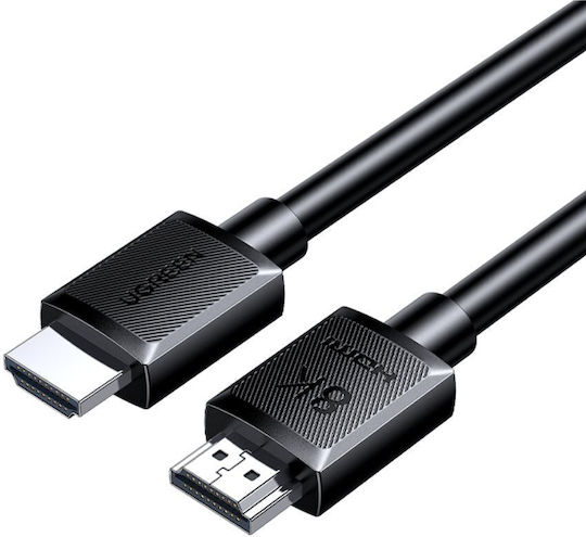 Ugreen Hd175 HDMI 2.1 Ултра Висока Скорост 48Gbps 4K 120Hz HDR VRR Кабел HDMI мъжки - HDMI мъжки 15м Черен
