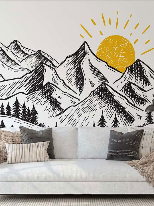 Self-Adhesive Black Wallpaper 300x270cm