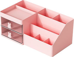 Cutie de Depozitare pentru Birou Alista Home Organizator pentru Machiaj și Papetărie Cosmetice 2 Sertare Compartimente Multiple Model Iepuraș Plastic 27.5x15.5x12 Cm Roz Cutie de Depozitare pentru Birou Alista Home Organizator pentru Machiaj și Papetărie Cosmetice 2 Sertare Compartimente Multiple Model Iepuraș Plastic 27.5x15.5x12 Cm Roz