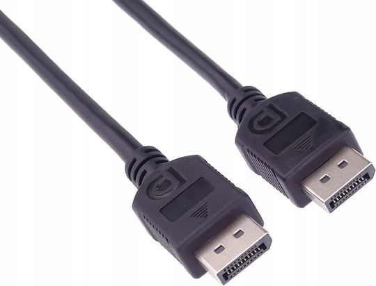 PremiumCord Cable DisplayPort male - DisplayPort male 0.5m Μαύρο