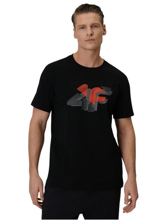 4F T-Shirt Schwarz