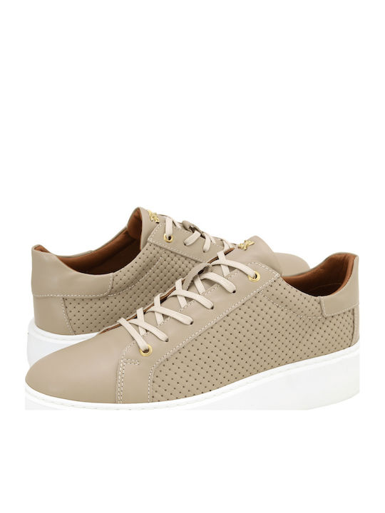 GK Uomo Ανδρικά Sneakers Μπεζ