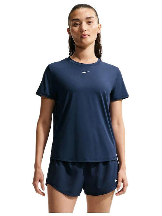 Nike One Classic Women's T-shirt Dri-Fit Blue