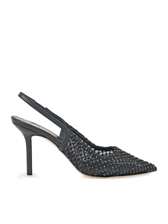 Lara Conte Madrid Leather Heels with High Heel ...