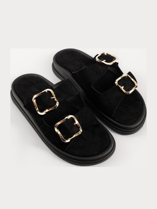 The Shoemart Δερμάτινα Γυναικεία Σανδάλια Flatf...