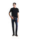 Men's Elastic Regular Fit Blue Jeans Pants