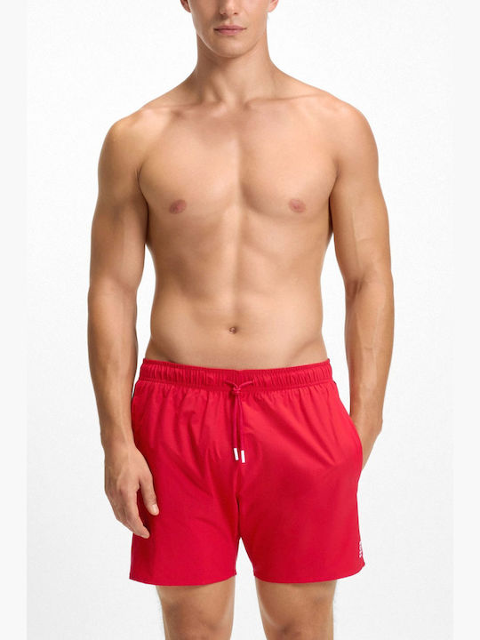 Boss Iconic Men's Swimwear Shorts Red Striped