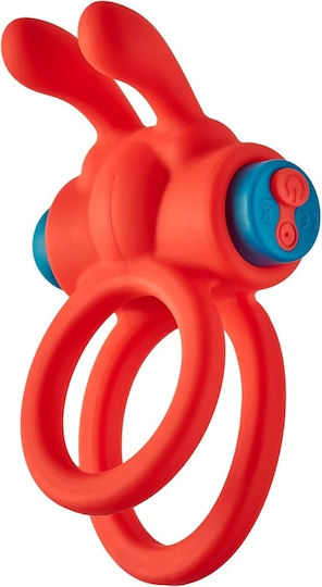 Dream Toys Love Signal Thrill Ring Vibrating Penis Ring Red