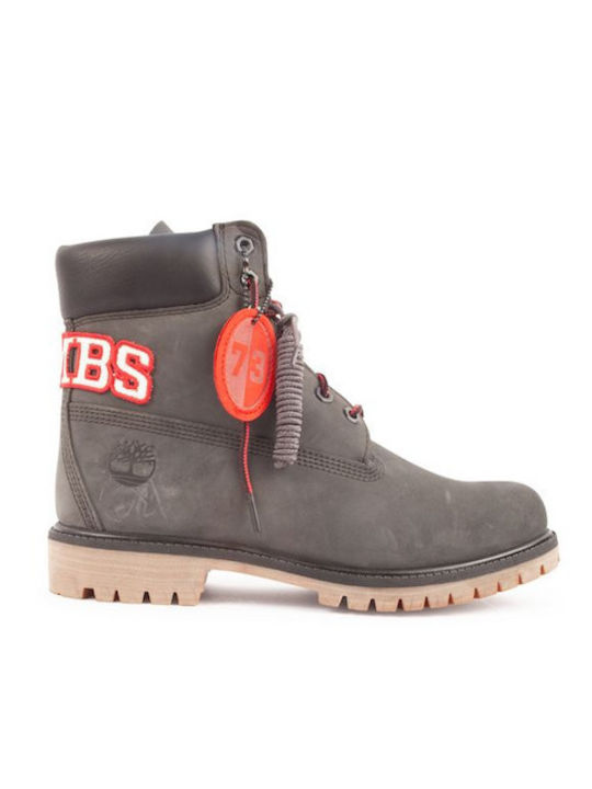 Timberland Premium 6inch Leather Black Men's Bo...