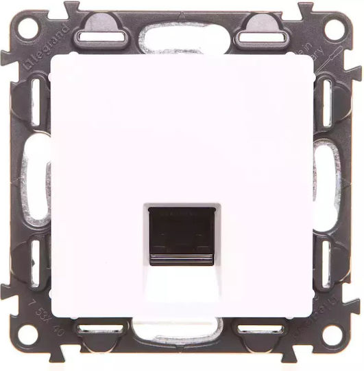 Legrand Valena Life Μονή Πρίζα Δικτύου RJ45 χωρίς Πλαίσιο Τύπου Cat5e