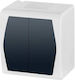 Elektro Plast Waterproof Recessed Wall Switch White
