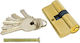AWTools Security Lock Cylinder 62mm (31-31) with 4 Keys