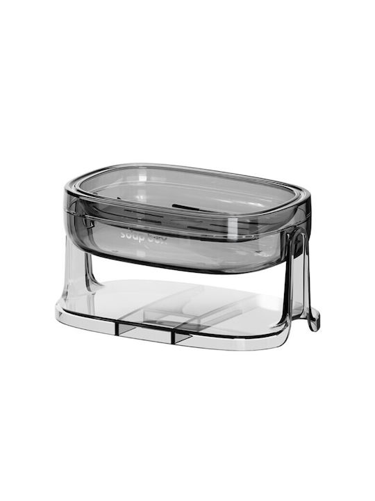 Alista Home Tavă De Săpun De Birou Din Sticlă Gri