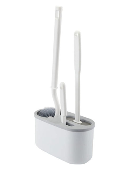 Alista Home Perie de Toaletă din Plastic Gri