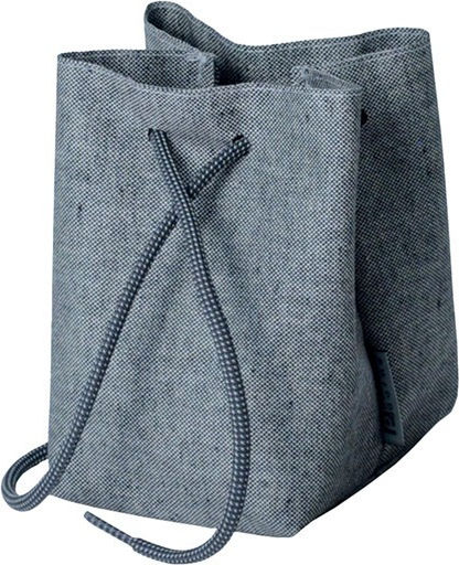Fabric Bread Box Gray 15cm