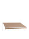 Outsunny Terrace Tent Brown 3.5x2.5m