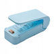 Mini Sigilator de Pungi cu Baterie Alista Home Sigilare Termică Spate Magnetic Portabil 9.7x3 Cm Albastru