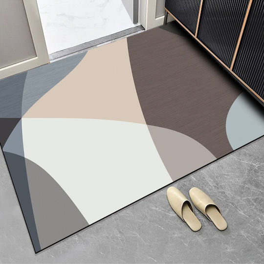 Homeone Rechteckige Küchenmatte mit Rutschfestem Untergrund 50x80cm