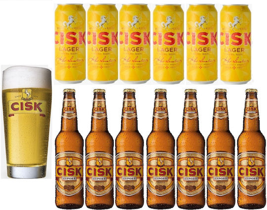 Cisk Ποτήρι Μπύρας Γυάλινο 400ml