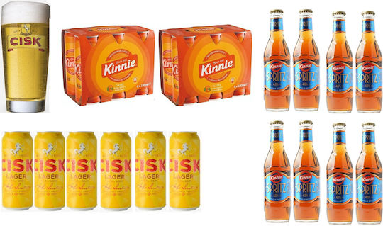 Cisk Σύνθεση με Ποτήρια 400ml 23456780987667