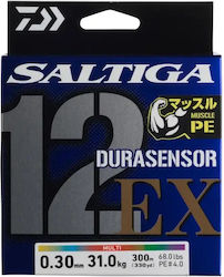 Daiwa Saltiga Durasensor 12 Împletitură Ex 300m 0,30mm 0,30mm