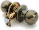 Knob Lock 607 Ab Wc Antique Brass