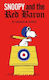 Peanuts Snoopy And The Baron, pages of Sunday Peanuts newspaper in HC
