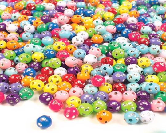 518136 Mehrfarbige Perlen Diamanten 8 mm 1000 Stück
