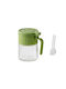 Alista Home Vază pentru Zahăr cu Capac din Sticlă Verde 180ml
