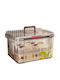 Alista Home Cutie De Depozitare Din Plastic Cu Roți Și Capac Transparent 24x17x13.5cm
