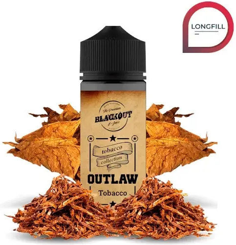 Blackout Flavor Shot Outlaw 10ml/120ml 1τμχ Tobacco