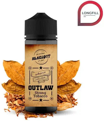 Blackout Flavor Shot Outlaw Strong 10ml/120ml 1 Stück Starker Tabak