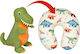 Die Spiegelburg Dinosaur Dino Friends Travel Pillow