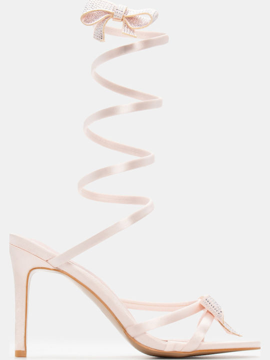 Luigi Luigi Damen Sandalen mit Strass Rosa