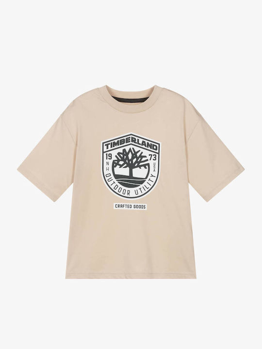 Timberland Παιδικό T-shirt Μπεζ