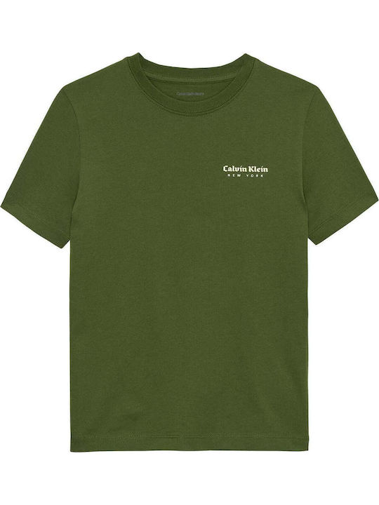Calvin Klein Παιδικό T-shirt Πράσινο