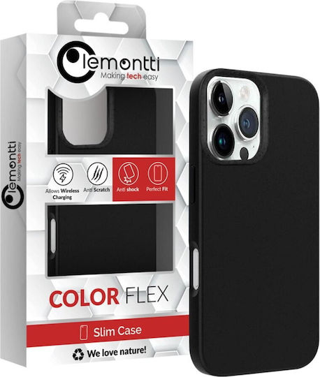Lemontti Калъф за мобилен телефон iPhone 16 Pro Max Черен Многоцветен Пшеничен Съвместим с Magsafe