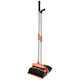 Set Mătură și Fară Mâner Alista Home Pentru Uz Casnic Plastic Oțel Portocaliu Negru Depozitare Verticală 26x25.5x83 Cm