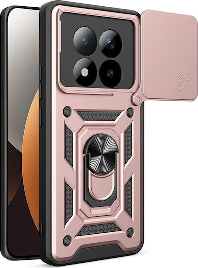 Techsuit Camshield Series Rückseite Hülle Rose Gold für Redmi Note 15