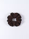 Scrunchie Elastice Pentru Păr Ac124 Scrunchie Monocrom Maro