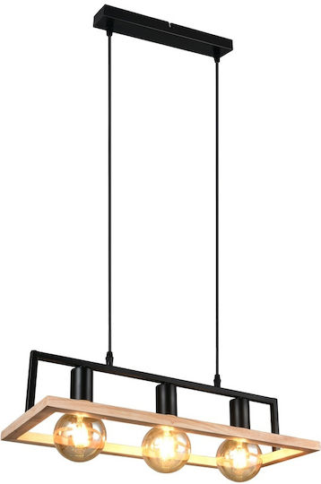 Trio Lighting Black Pendant Ceiling Light