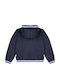 Kids Casual Short Windproof Blue Jacket