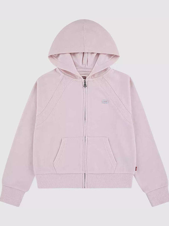 Kids Cardigan Sweatshirt Pink