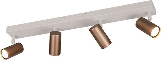 Trio Lighting Таванни И Стенни Светлини С 4 Светлини В Кафяв Цвят Trio Lighting Таванни И Стенни Светлини С 4 Светлини В Кафяв Цвят