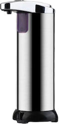 Liquid Soap Disinfectant Dispenser Alista Home Infrared Motion Sensor Stainless Steel 250 Ml 19 X 11 Cm Gray