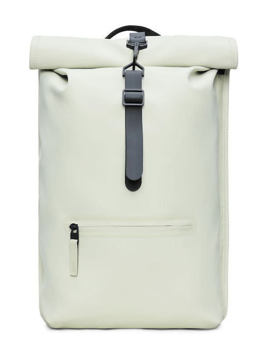 Rains Rolltop Rucksack Αδιάβροχο 18lt Λευκό