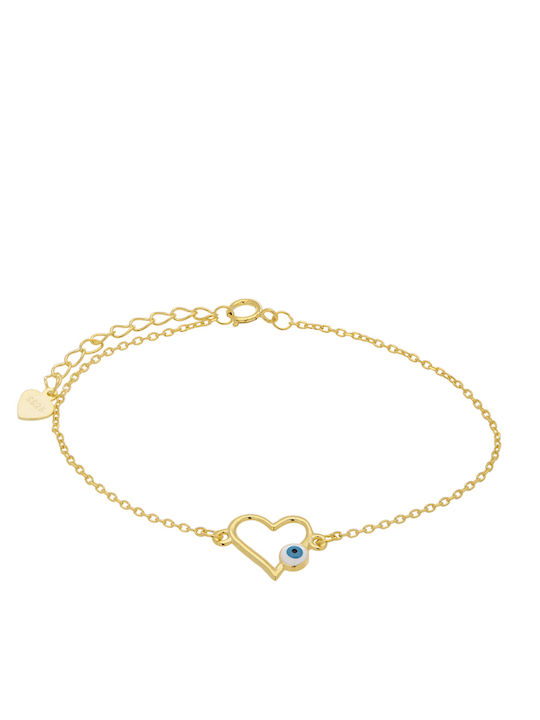 Prince Silvero Damentäuberarmband mit Herz-Desi...